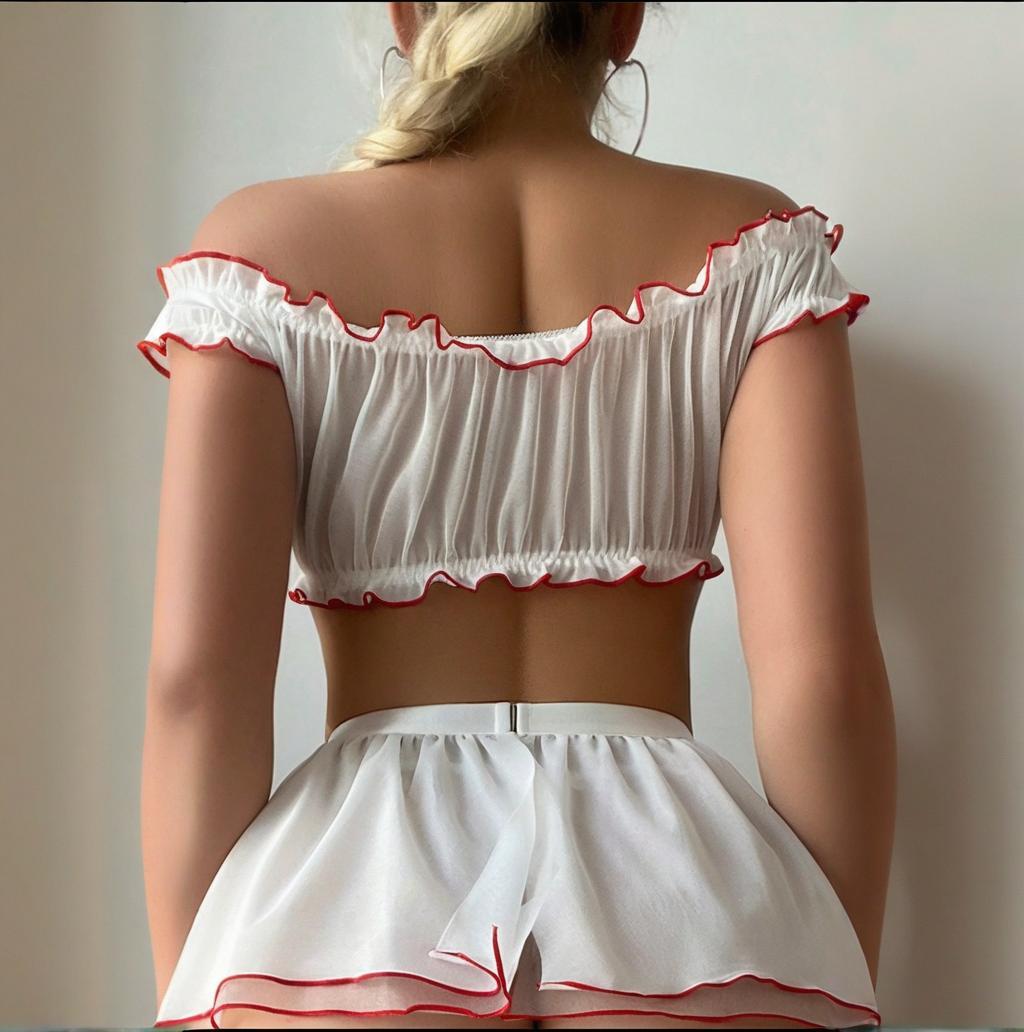 Nurse Cosplay Lingerie Set