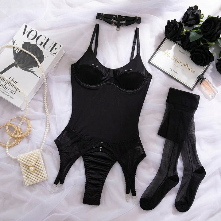 Allure Piercing Bodysuit Set