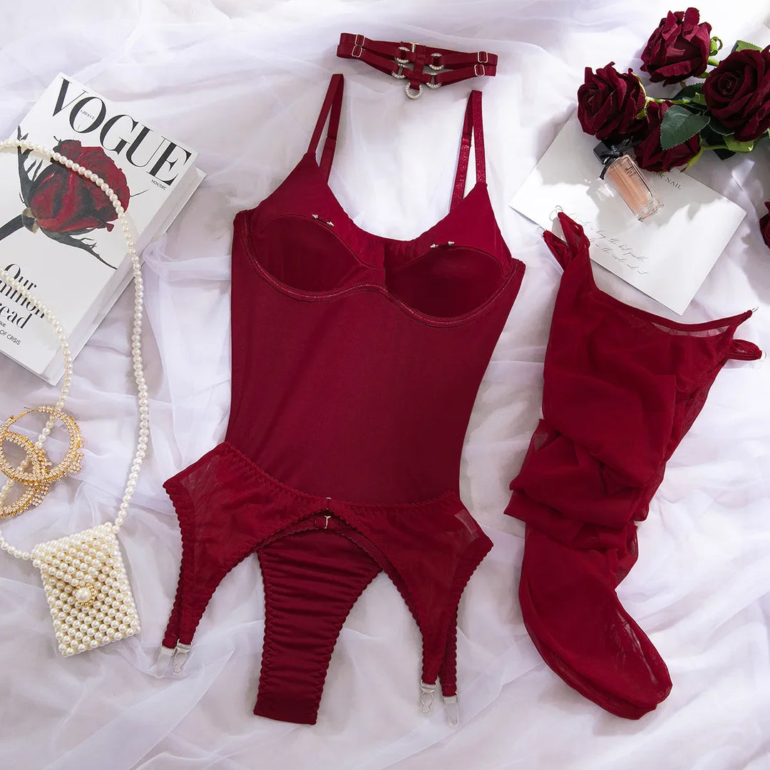 Allure Piercing Bodysuit Set