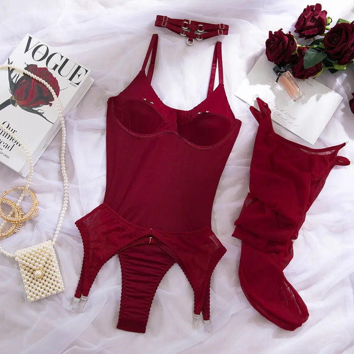 Allure Piercing Bodysuit Set