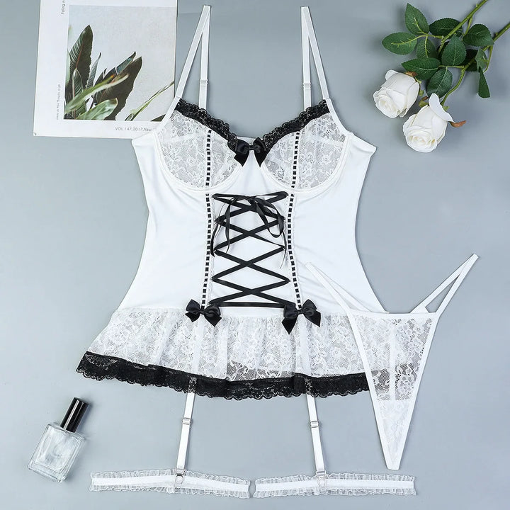 Lace Enchantment Corset Set