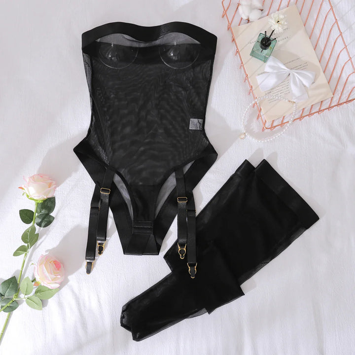 Midnight Veil Bodystocking